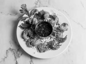 Golden Fried Prawns