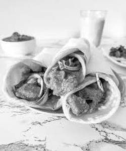 Butter chicken roll