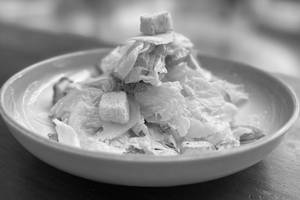 Caesar Salad with a Sharp Parmesan Dressing