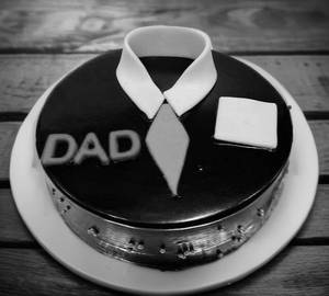 Eggless Dad Chocolate Cake
