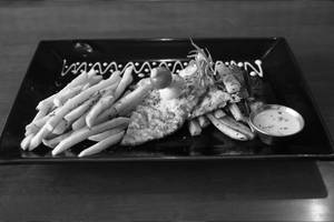 Grilled River Sole With Herbed Lemon Butter Sauce [500 Gm]