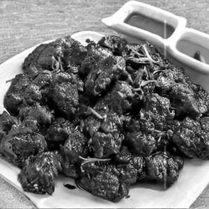Mutton liver pepper roast