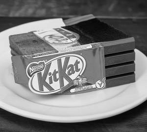 Crushed kitkat