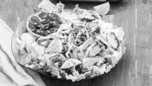 Chicken shawarma salad