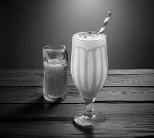 Butterscotch ice cream shake