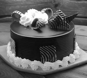 Full chocolate cake