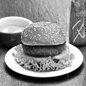 Crispy cheese burger