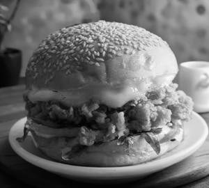 Bbq chicken burger