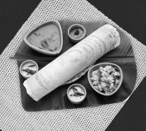 Ghee Dosa 1Pcs. + Podi Karam Dosa 1Pcs