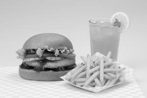 OG Grill'd Burger Veg Combo
