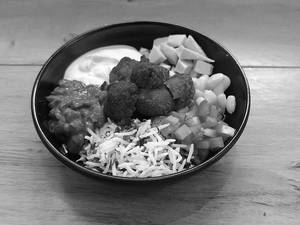 Crunchy Mushroom Burrito Bowl