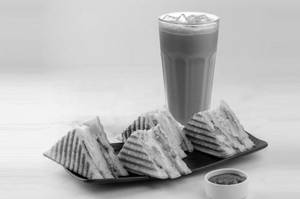 Jumbo Grilled Sandwich + Cheese Corn Cap. Sandwich + 1 Cold Coffee