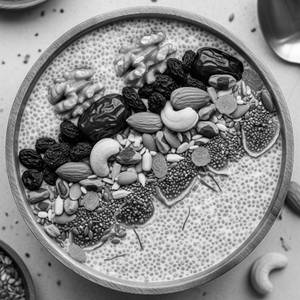 Dry Fruit Chia Pudding (350G)