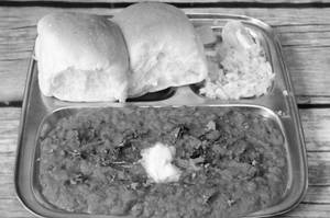 Cheese Pav Bhaji