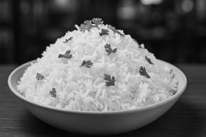 Plain rice