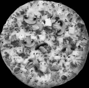 6” Mushroom Pizza