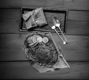 Pilopy Pollichath (Prepared in pure coconut oil & wrapped with banana leaf )
