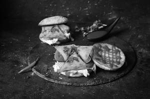 Mutton Samosa Bun Kebab
