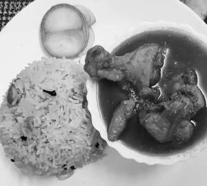 Chicken Roast Biryani Half and Chicken Kosha