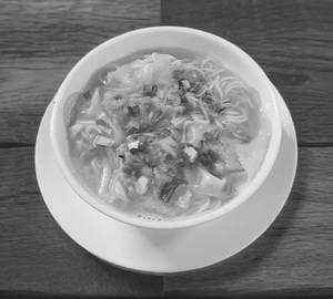 Chicken Wonton Soup Chow  [noodles soup, 6 pieces]