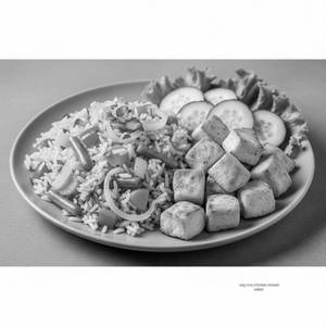 Fitness Feast: chicken, veggie rice and salad