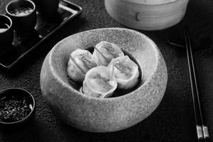 Poached Chicken Dumpling
