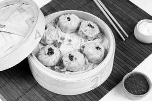 Steamed Veg Momos [6 PCS]