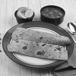 Paratha With Chole