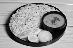 Jeera Rice+Dal Tadka (serves one)