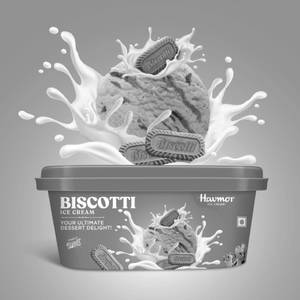 Biscotti Ice Cream Tub(750 ML)