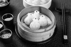 Truffle And Edamame Dumpling