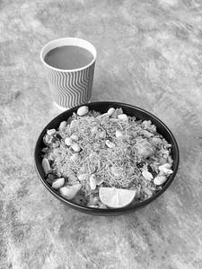 Adrak Chai With Poha (serves 1)
