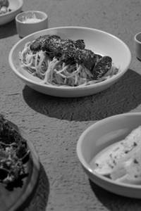 Chorizo carbonara with manchego and smoked paprika