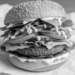 Cheese paneer burger