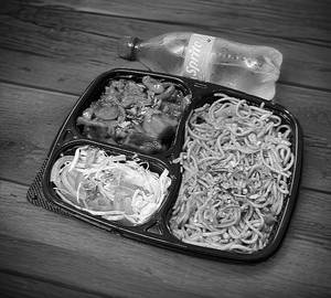 Chilli paneer with hakka noodles