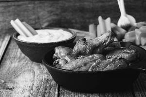 Charcoal Grilled Chicken Wings (6pcs)