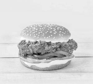 Hot crispy burger