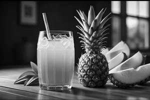 Mosambi with Pineapple Juice