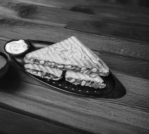 Mexican golden corn sandwich