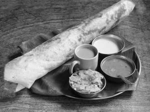 Masala Dosa & Sambar(Serves 1)                                