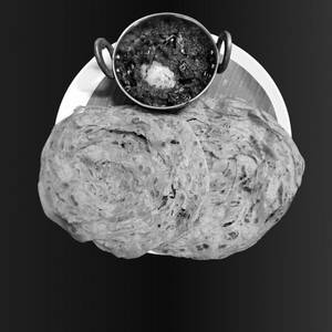 Single Egg Roast With 2 Wheat Porotta