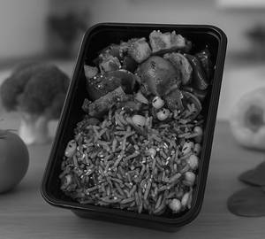 Healthy Soya Chilli Rice Bowl 