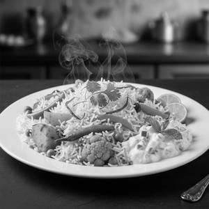 Hyderabadi Biryani With Raita