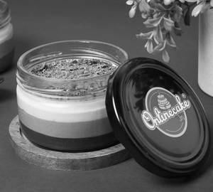 Trio Chocolate Mousse Jar Cake [1 Jar]