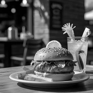 Chicken Burger Combo