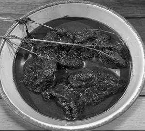 Smoked beef with anishi