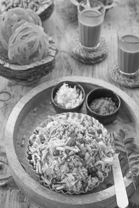 Indori Poha + Chai