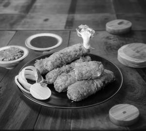 Chicken cheese roll (4 rolls)