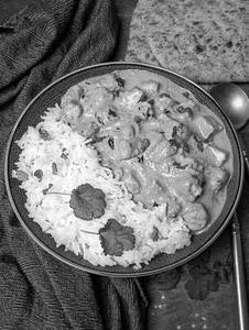 Butter Panner Rice Bowl