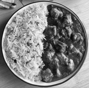 Palak Paaner Rice Bowl